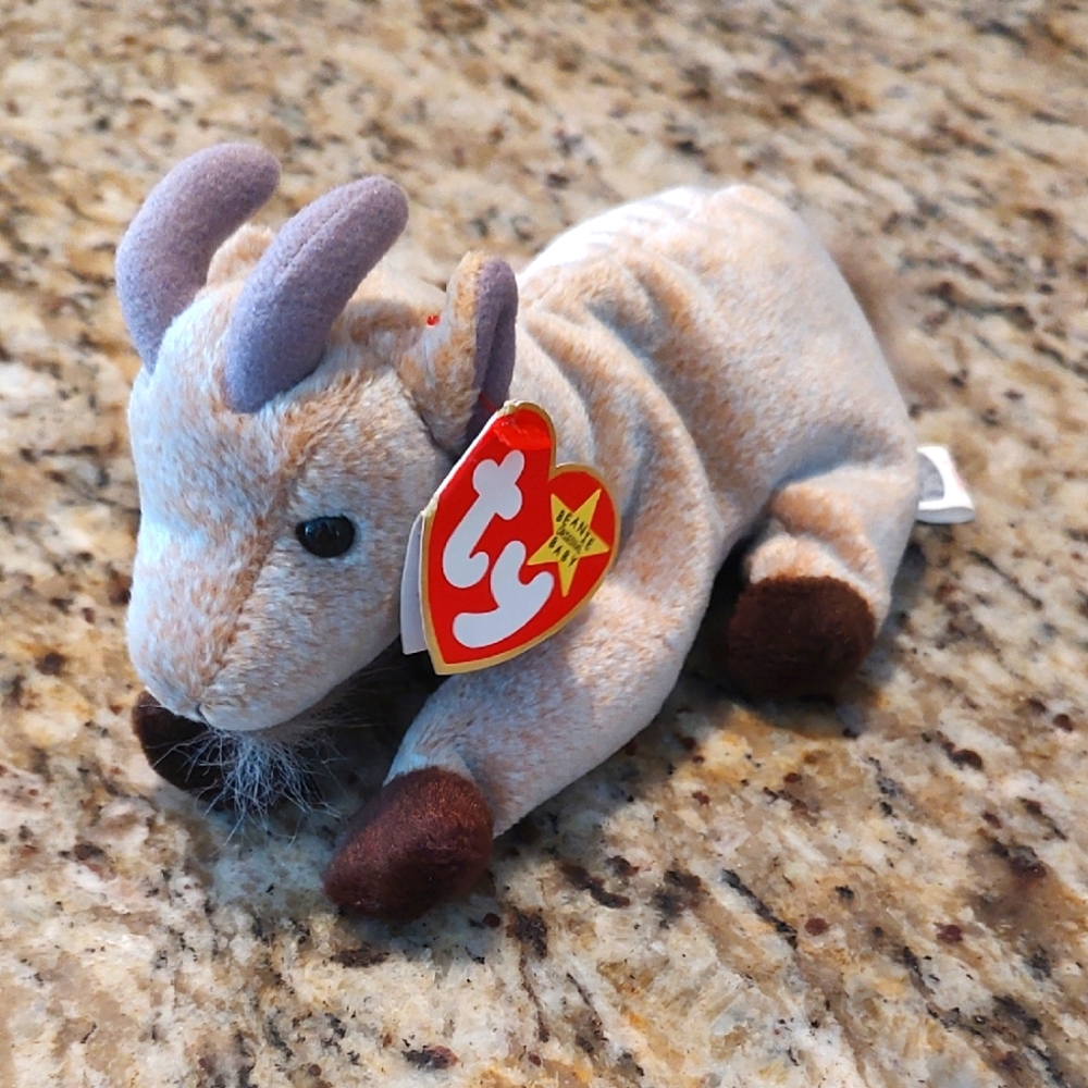 "Goatee" Goat - Rare Beanie Baby w/tag errors